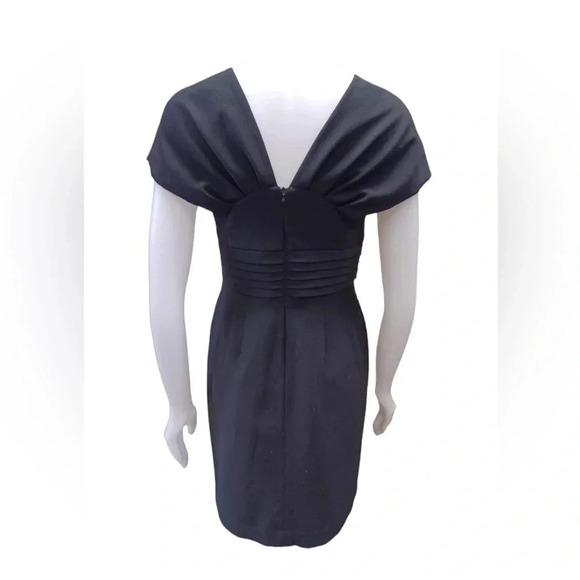 Eliza J Black Cap Sleeve Dress Size 6 - Picture 2 of 9